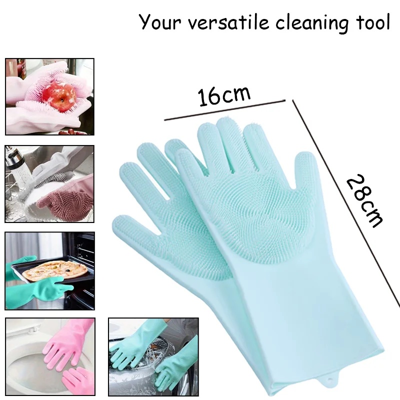 Rubber Glove Cleaning - Pet Grooming Gloves for Dogs And