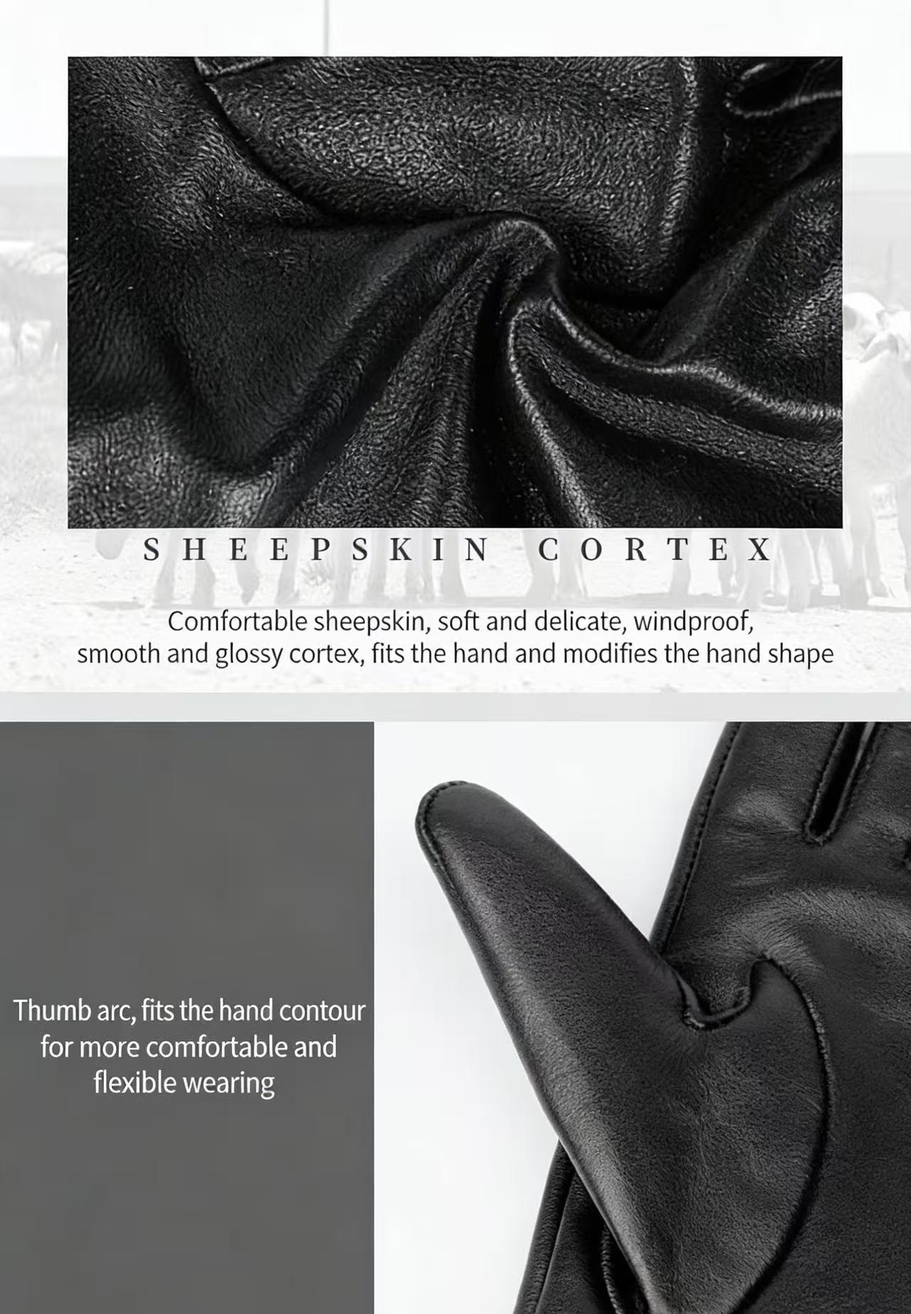 Women's Fashionable Winter She - Wool Glove Lined incelemesi ve fiyatı