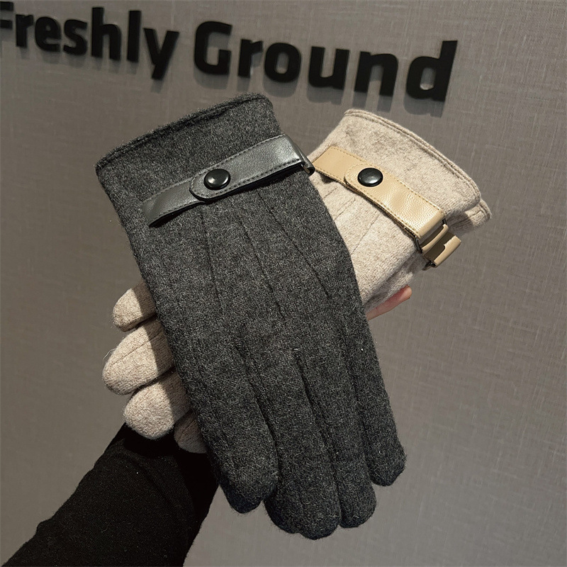 Gloves Men Wool Fleece Lined T - Wool Glove Lined incelemesi ve fiyatı