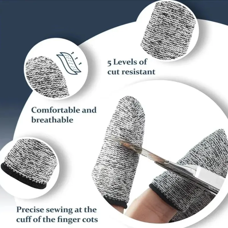 50PCS  Anti-Cut Finger Cots Pr - Cut Resistant Glove incelemesi ve fiyatı