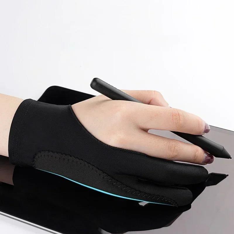 S/M/L Two-Finger Drawing Glove - Touchscreen Glove Capacitive incelemesi ve fiyatı