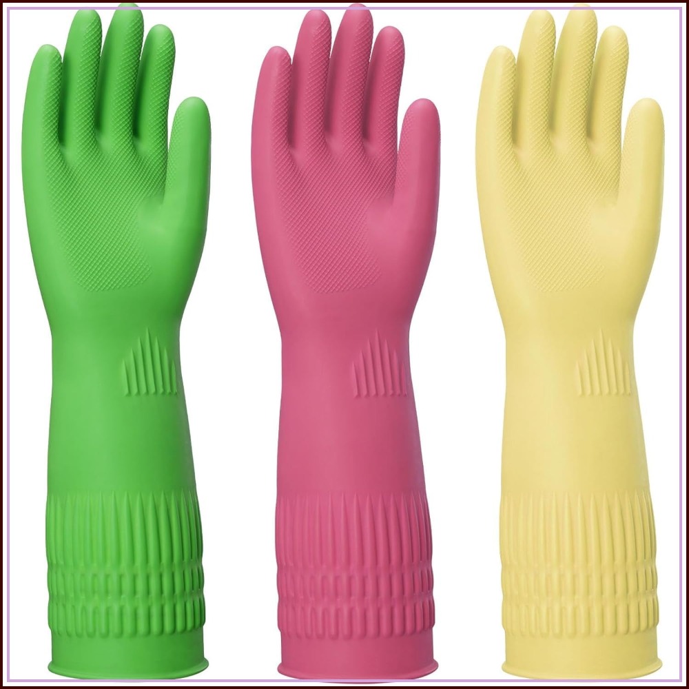 15-Inch Reusable Rubber Gloves - Rubber Glove Cleaning incelemesi ve fiyatı