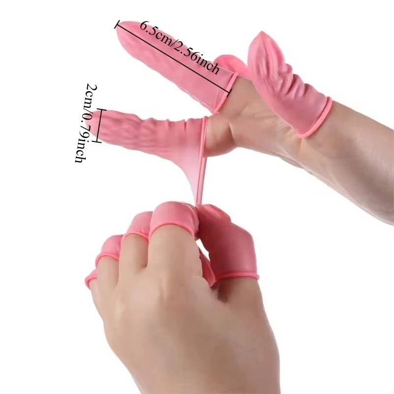 100/200PCS Disposable Finger C - Latex Disposable Glove incelemesi ve fiyatı