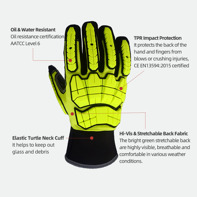 XYEHS ANSI CUT A5 Rescue Extri - Work Glove Impact incelemesi ve fiyatı