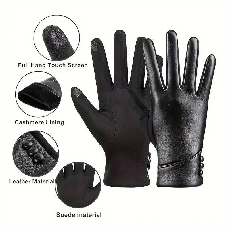 Women Gloves Touch Screen Wool - Wool Glove Lined incelemesi ve fiyatı