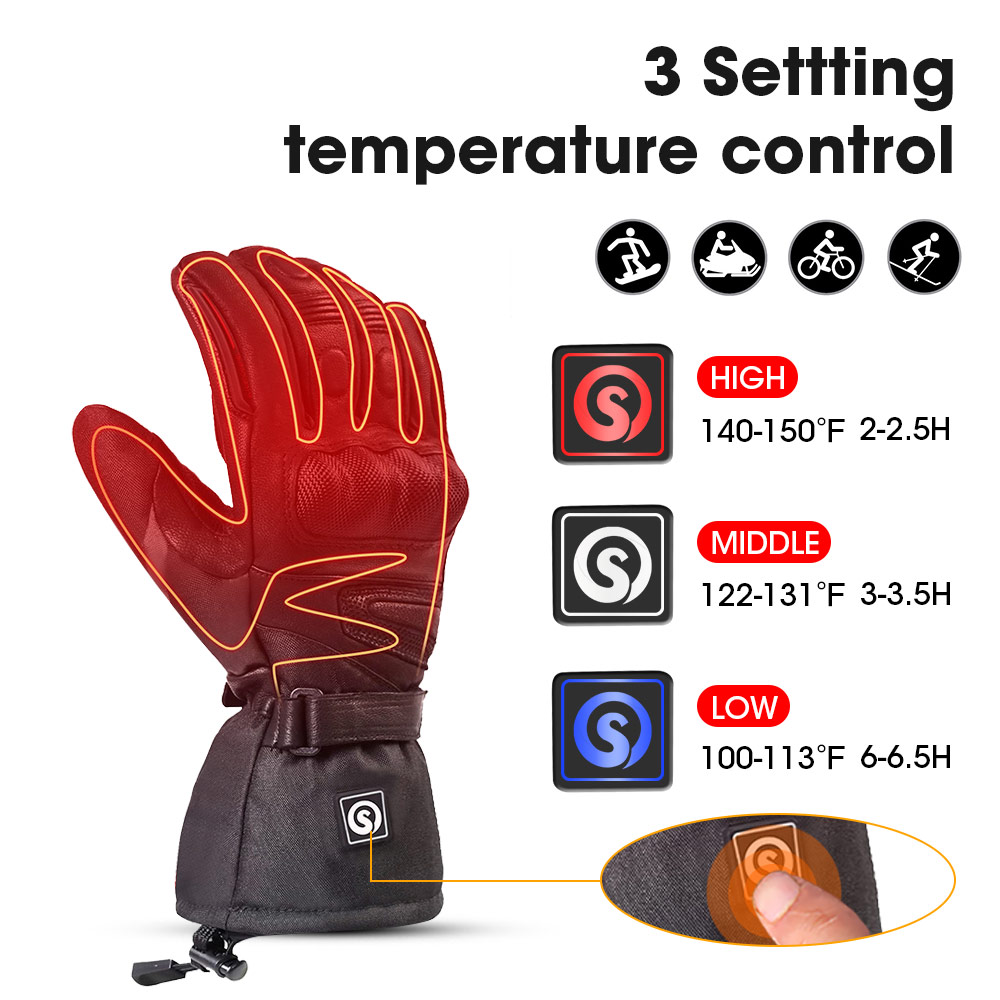 Snow Deer Winter Electric Heat - Ski Glove Waterproof incelemesi ve fiyatı