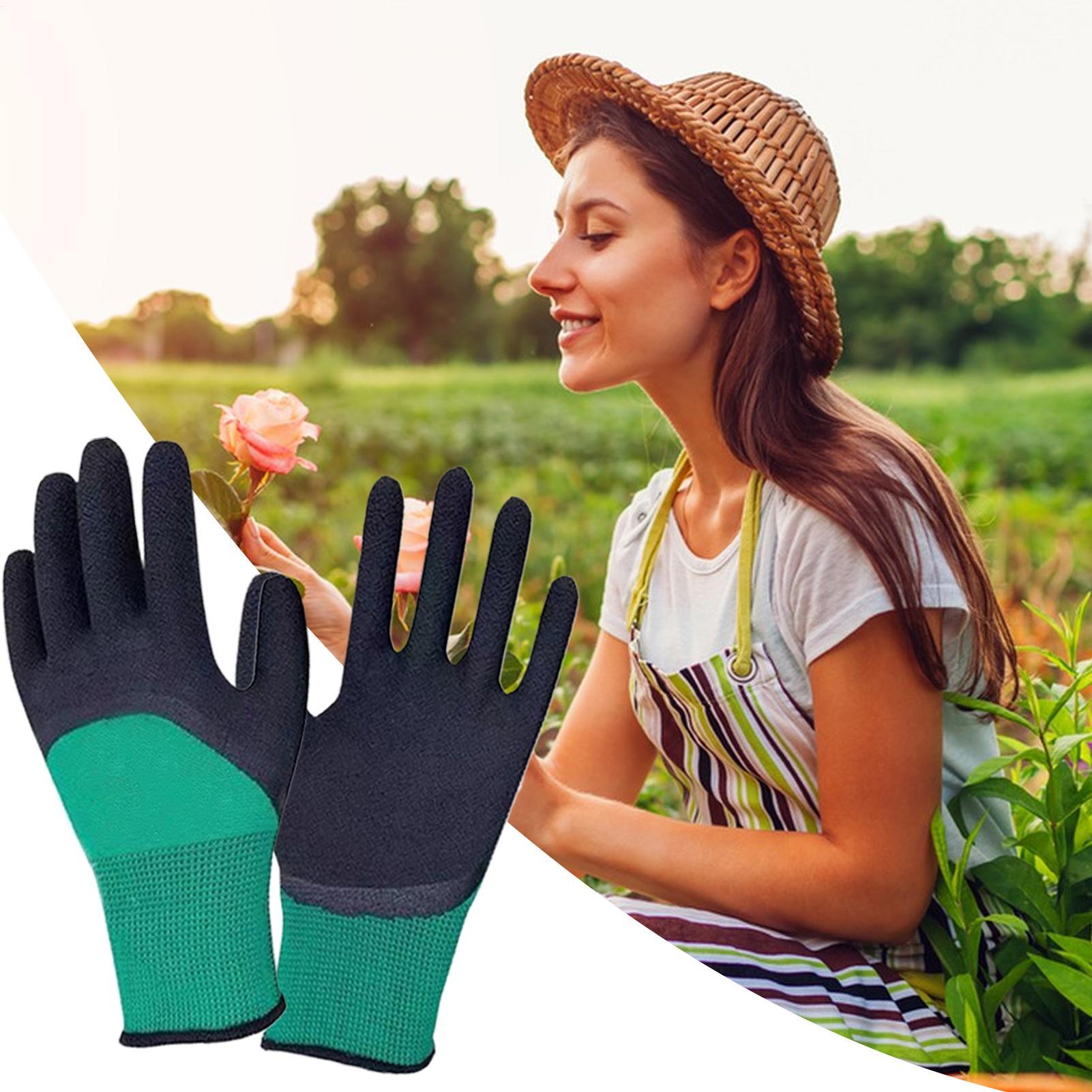 1Pair of Gardening Gloves Rubb - Gardening Glove Waterproof incelemesi ve fiyatı