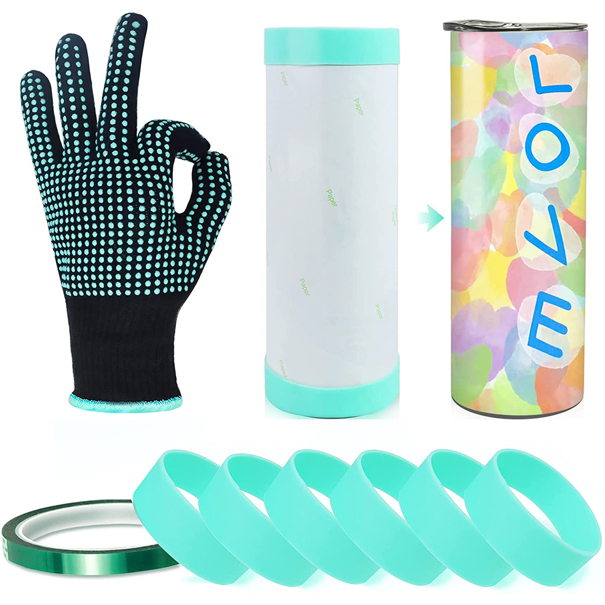 Silicone Bands Elastic Heat Re - Oven Mitt Silicone incelemesi ve fiyatı