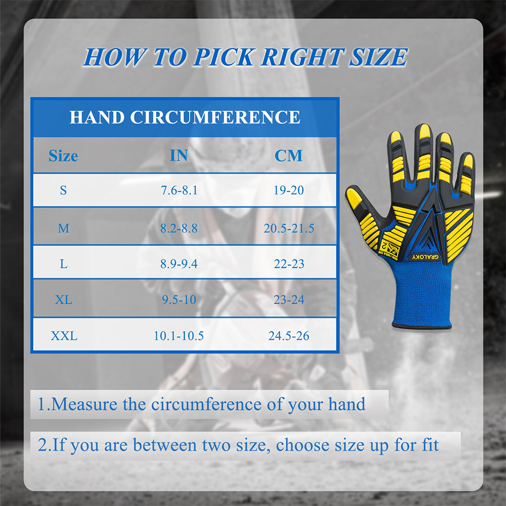 ANSI Level 2 Impact Resistant  - Work Glove Impact incelemesi ve fiyatı