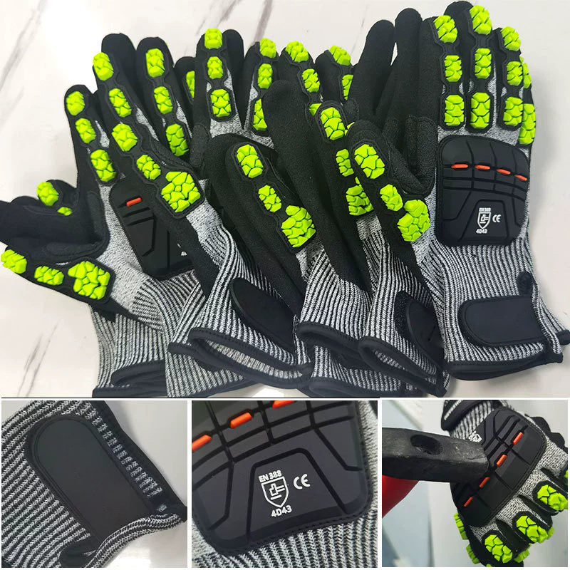 HPPE anti-cutting gloves, TPR  - Cut Resistant Glove incelemesi ve fiyatı
