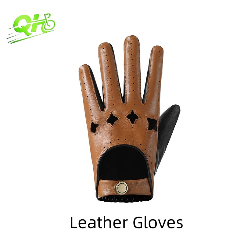 Men Leather Gloves Motorcycle  - Leather Driving Glove incelemesi ve fiyatı
