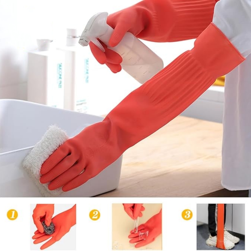 45CM Extra-Long Rubber Cleanin - Dish Glove Rubber incelemesi ve fiyatı