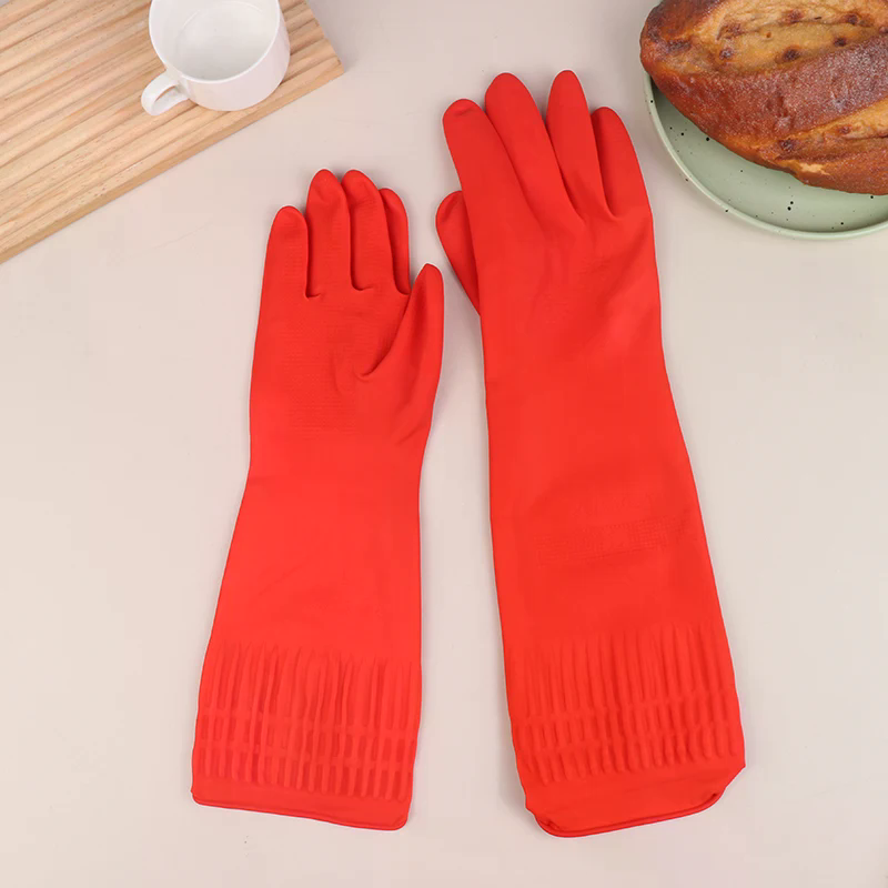 1Pair Latex Long Dish Washing  - Dish Glove Rubber incelemesi ve fiyatı