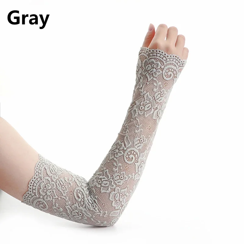 Summer Sunscreen Lace Arm Slee - Fingerless Glove Knit incelemesi ve fiyatı