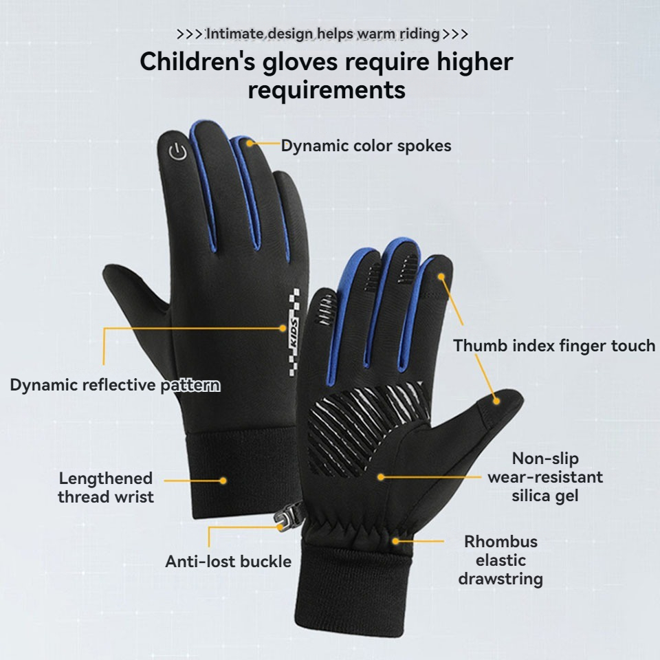 GTUBIKE Children's Gloves Touc - Ski Glove Waterproof incelemesi ve fiyatı