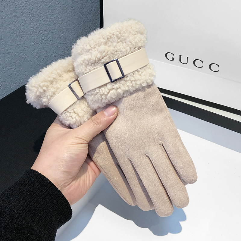 Women's Winter Gloves Thickene - Wool Glove Lined incelemesi ve fiyatı