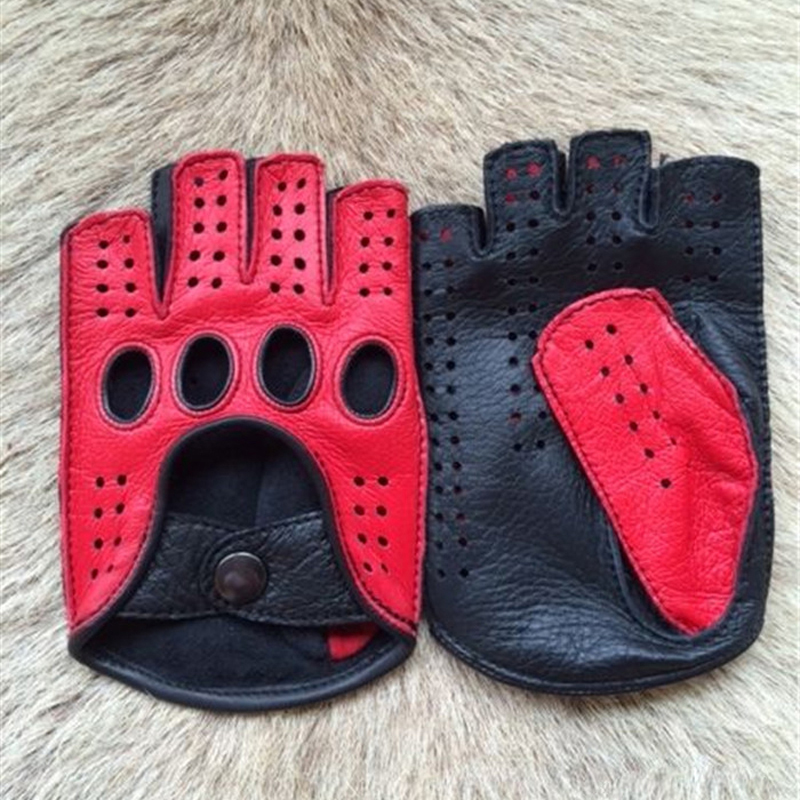 Retro Half Finger Goat Leather - Leather Driving Glove incelemesi ve fiyatı