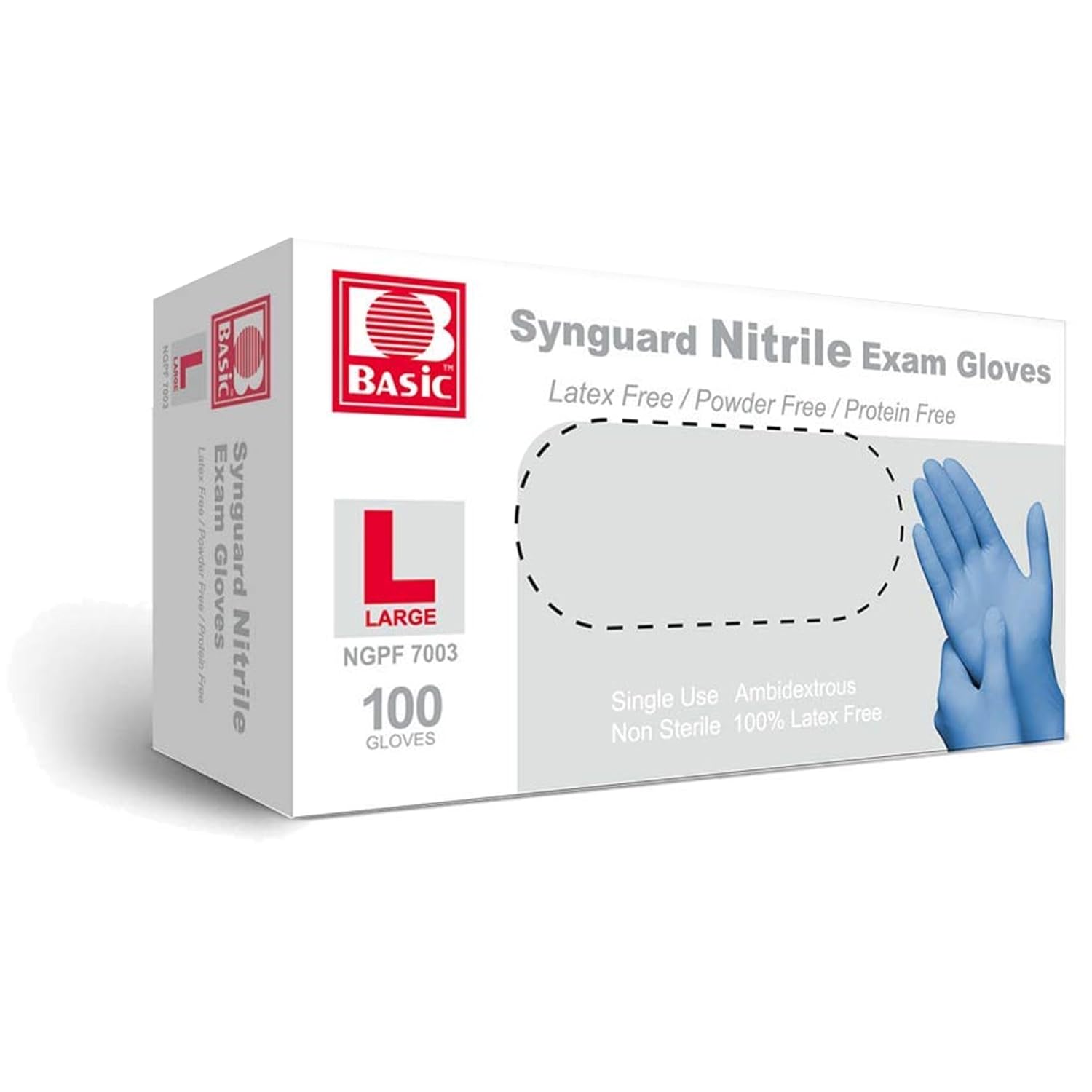 Latex-Free Blue Nitrile Exam G - Exam Glove Nitrile incelemesi ve fiyatı