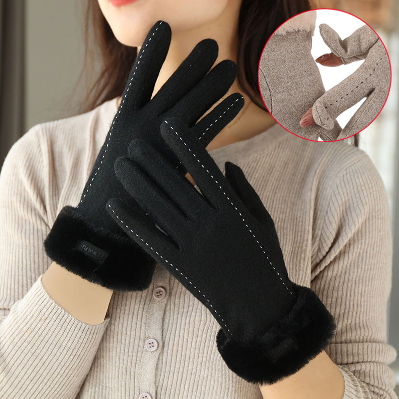 Women Winter Gloves Flip Top F - Wool Glove Lined incelemesi ve fiyatı