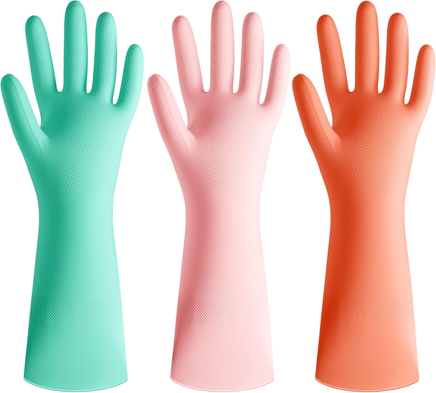 3 Pairs Colorful Rubber Dishwa - Rubber Glove Cleaning incelemesi ve fiyatı