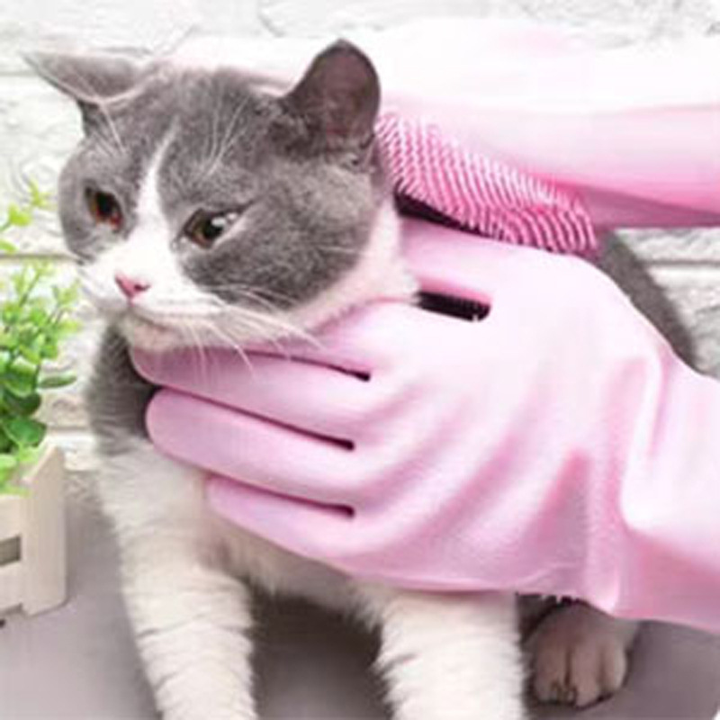 Pet Grooming Gloves for Dogs A - Rubber Glove Cleaning incelemesi ve fiyatı