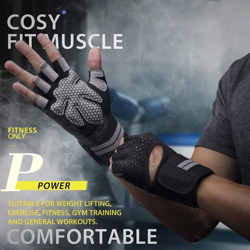 1Pair Half Finger Gym Fitness  - Workout Glove Gym incelemesi ve fiyatı