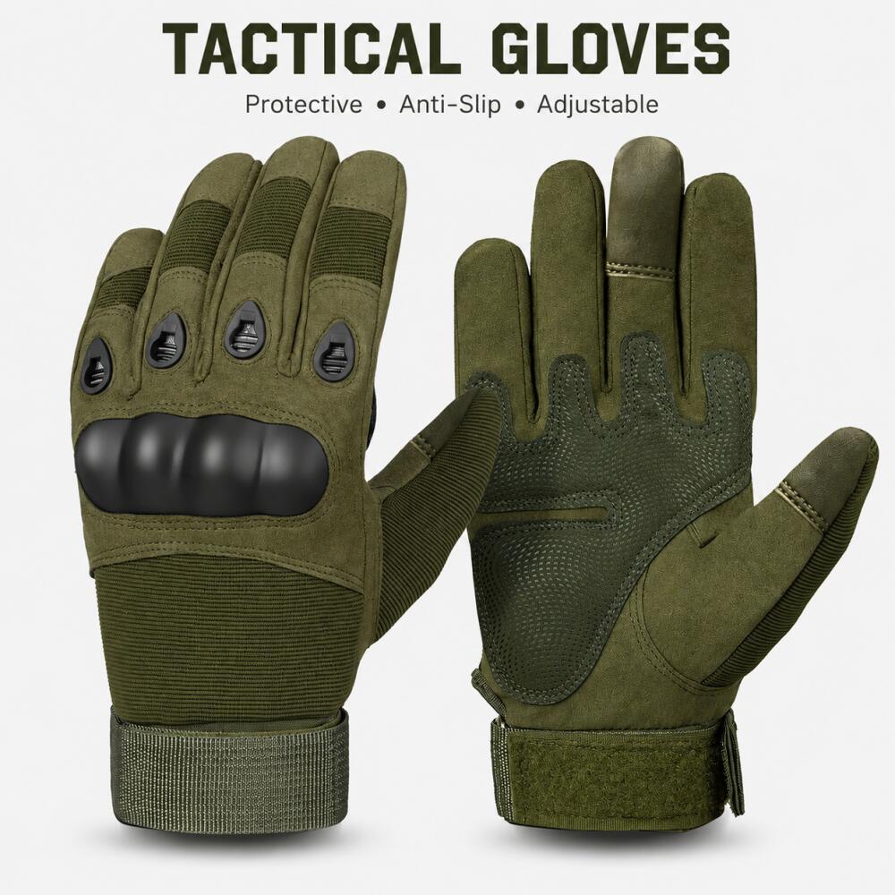 Full Finger Tactical Gloves wi - Motorcycle Glove Knuckle incelemesi ve fiyatı