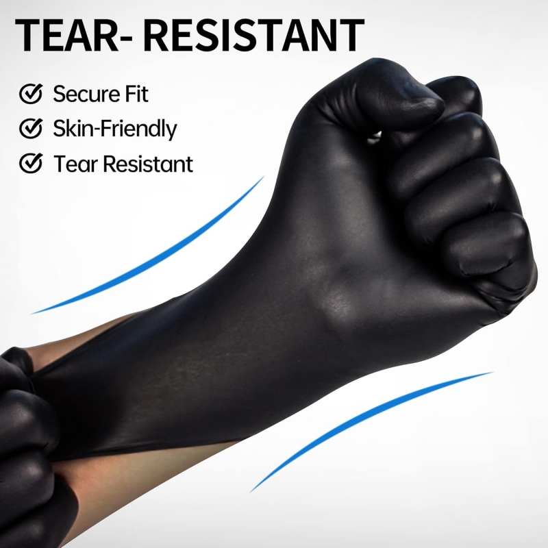 100PCS Black Nitrile Gloves Di - Nitrile Mechanic Glove incelemesi ve fiyatı