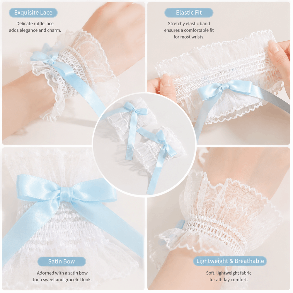 Sweet Pleated Ruched Detachabl - Fingerless Glove Knit incelemesi ve fiyatı