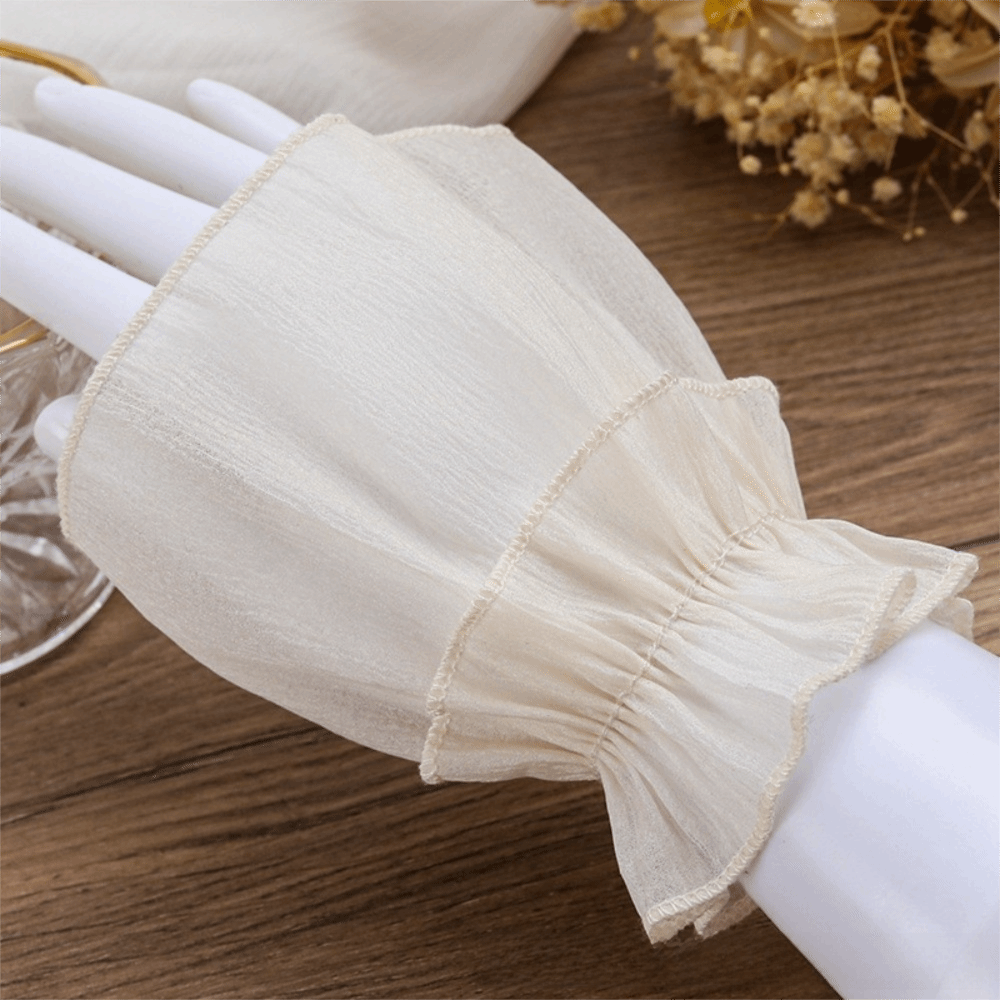 Ruched Pleated Detachable Cuff - Fingerless Glove Knit incelemesi ve fiyatı