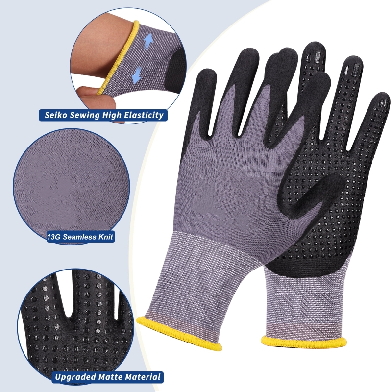 Micro-Foam Nitrile Coated Safe - Nitrile Mechanic Glove incelemesi ve fiyatı