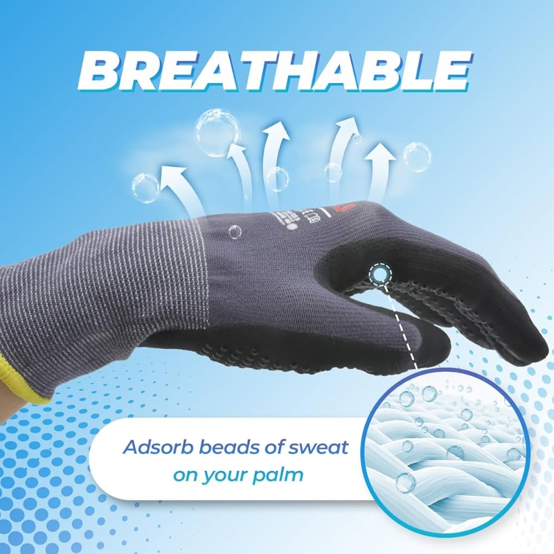 Micro-Foam Nitrile Coated Safe - Nitrile Mechanic Glove incelemesi ve fiyatı