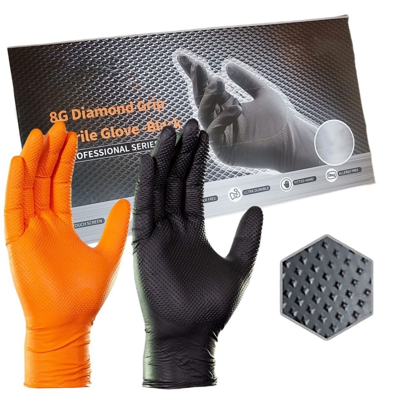 8Mil Thick Heavy Duty Safety W - Nitrile Mechanic Glove incelemesi ve fiyatı