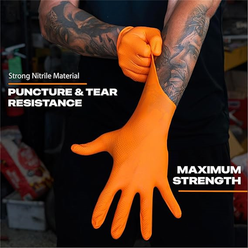 8Mil Thick Heavy Duty Safety W - Nitrile Mechanic Glove incelemesi ve fiyatı