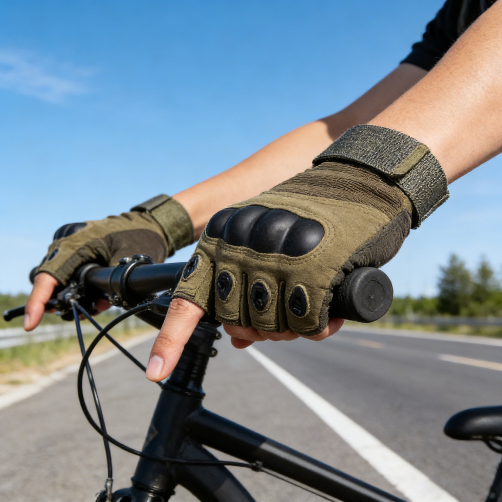 Tactical Hard Knuckle Half Fin - Motorcycle Glove Knuckle incelemesi ve fiyatı